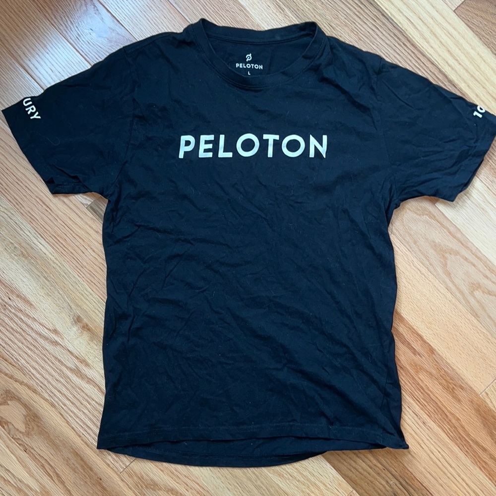 Peloton | size large century ride black t shirt